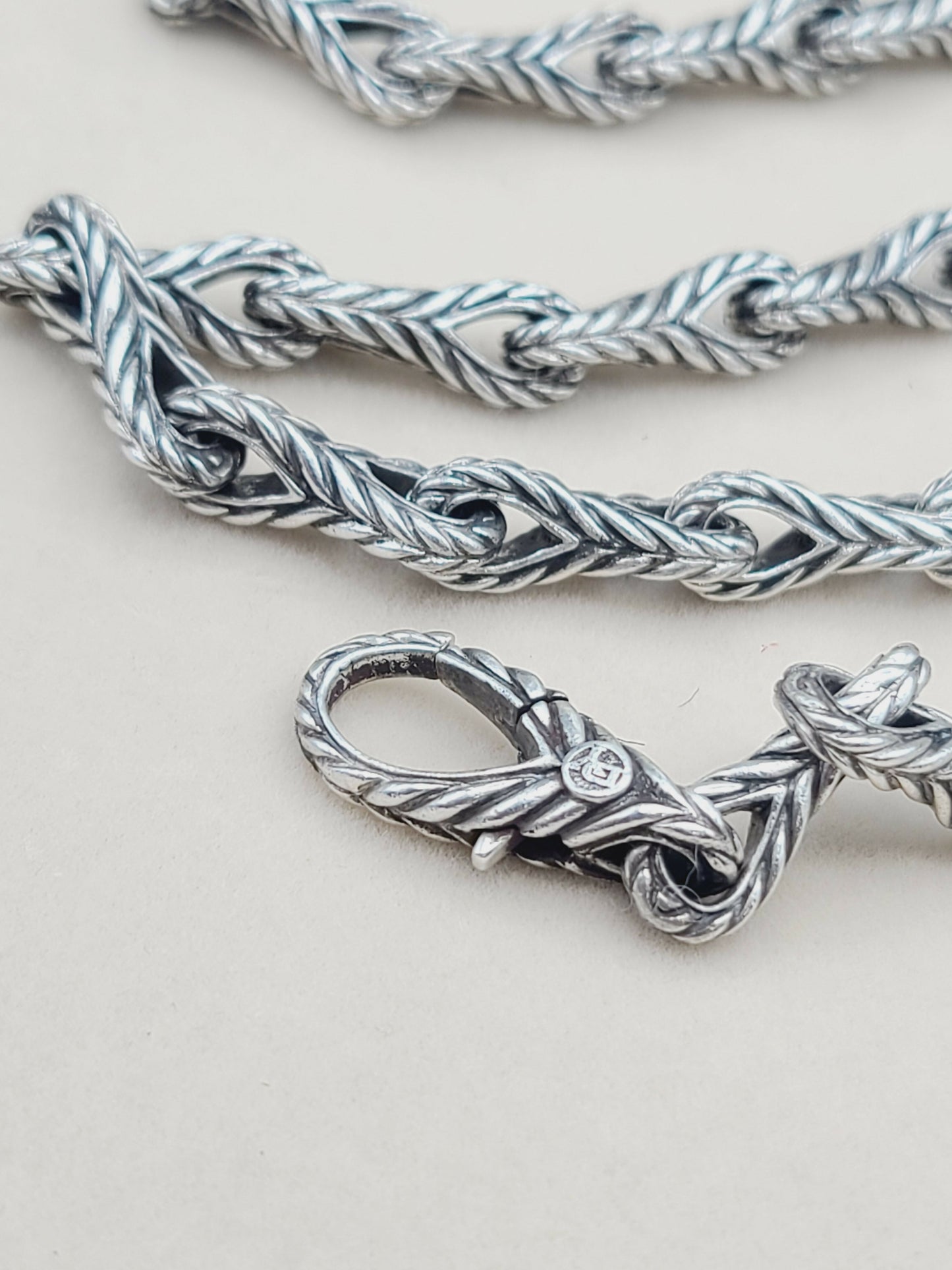 David Yurman Chevron Link Necklace-