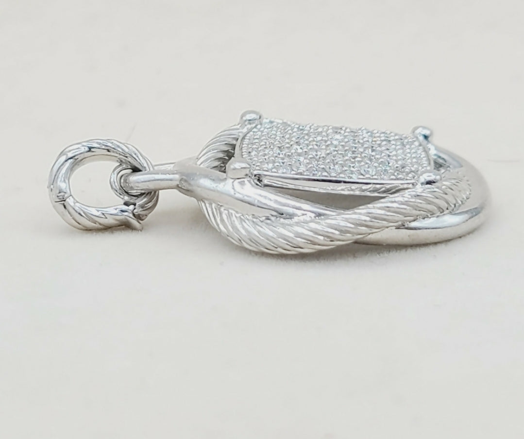 David Yurman Infinity Pendant Large with Diamonds