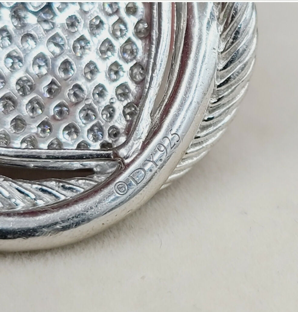 David Yurman Infinity Pendant Large with Diamonds