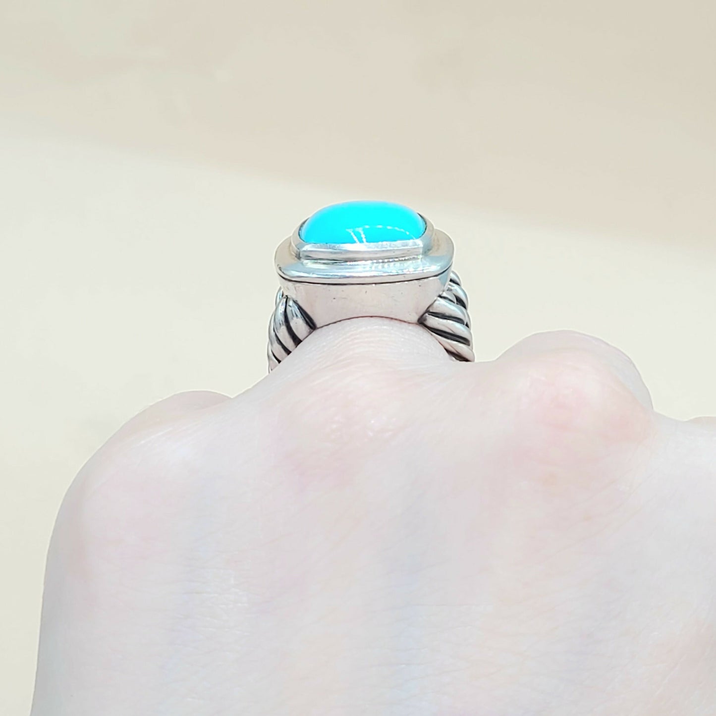 David Yurman-Albion 14mm Turquoise Ring