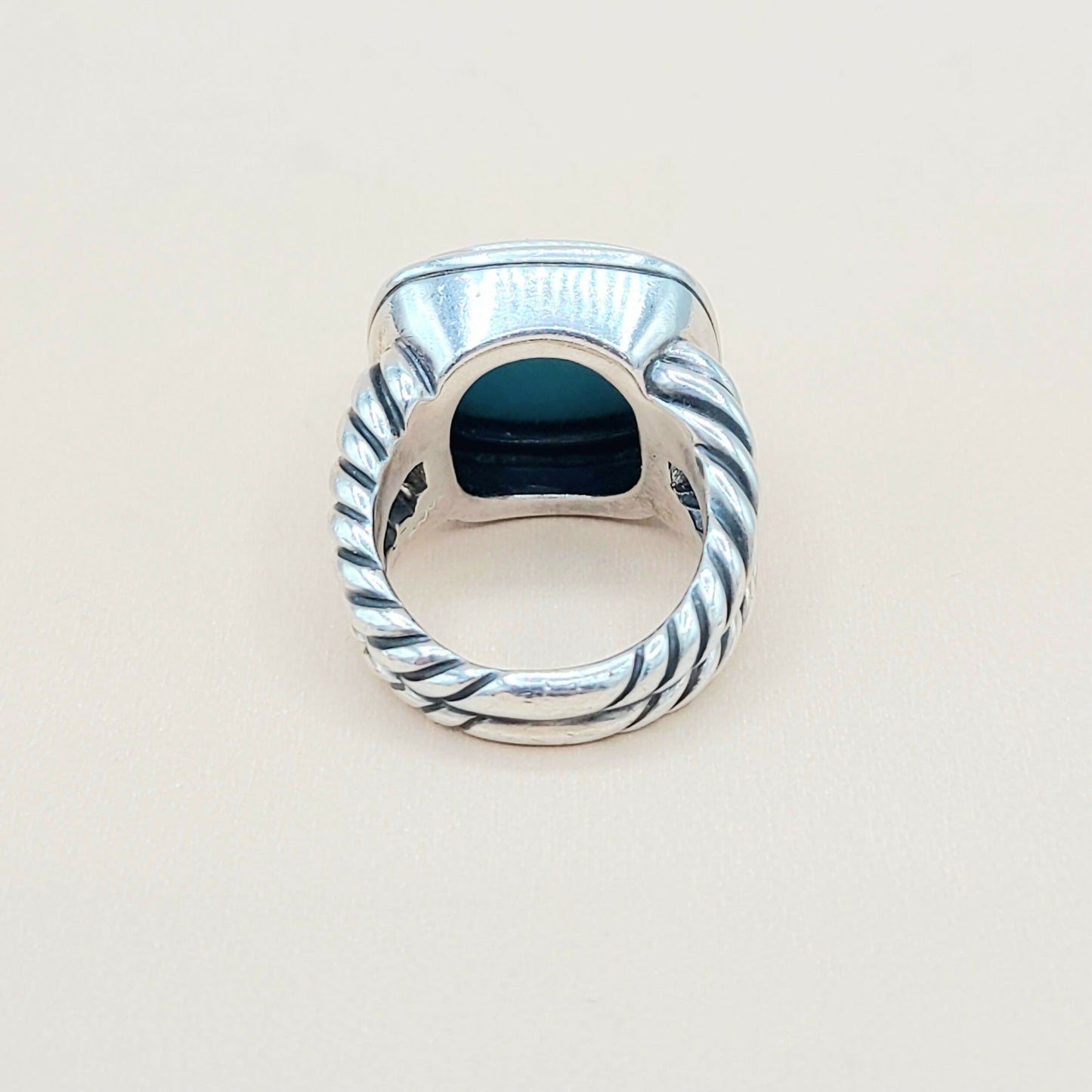 David Yurman-Albion 14mm Turquoise Ring