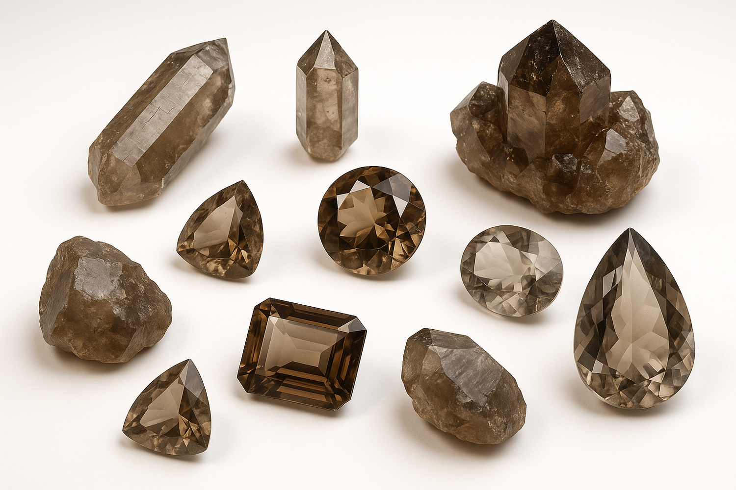 smoky quartz gemstones ayw luxury
