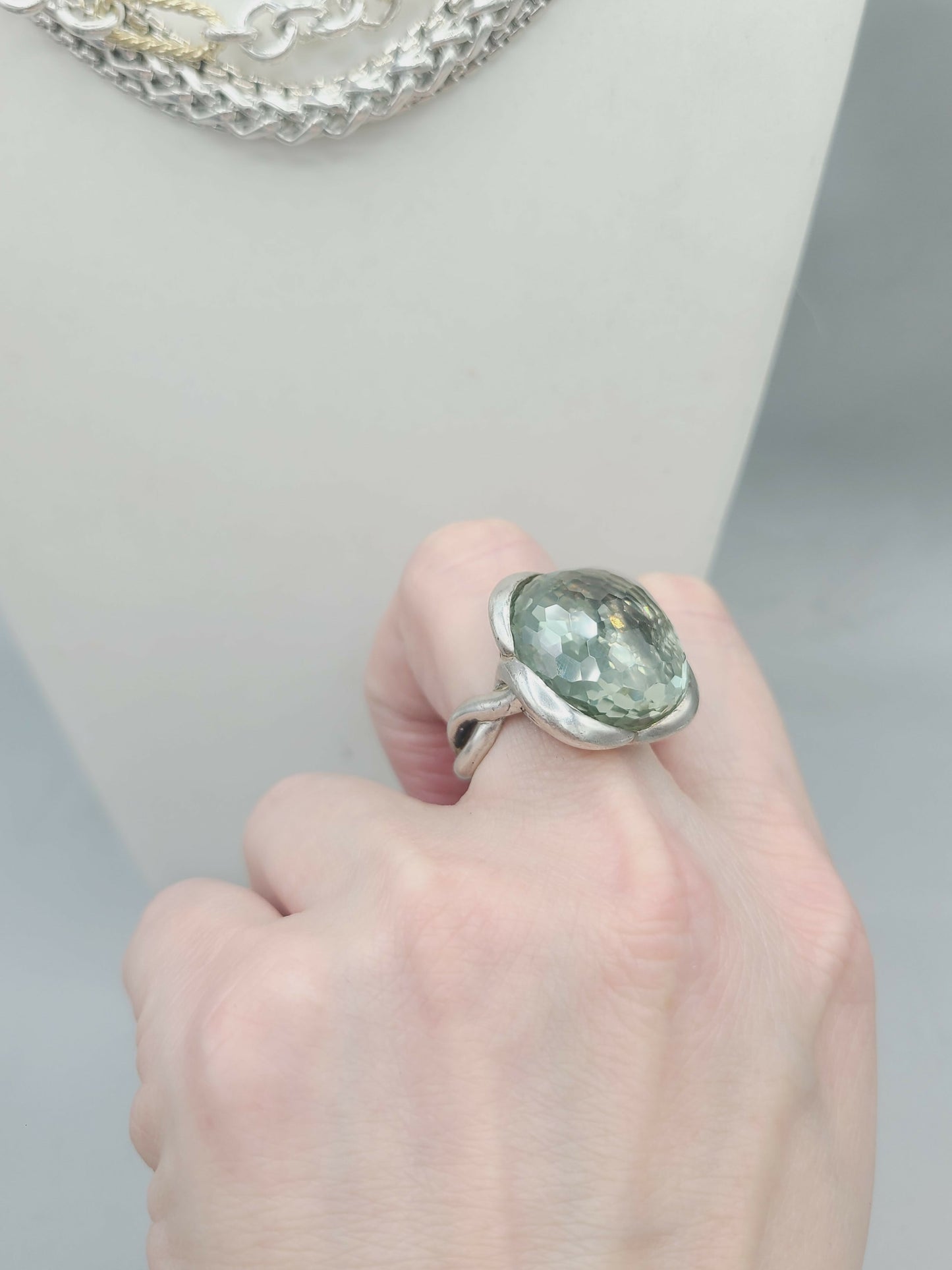    David-Yurman-20mm-Prasiolite-Continuance-Ring