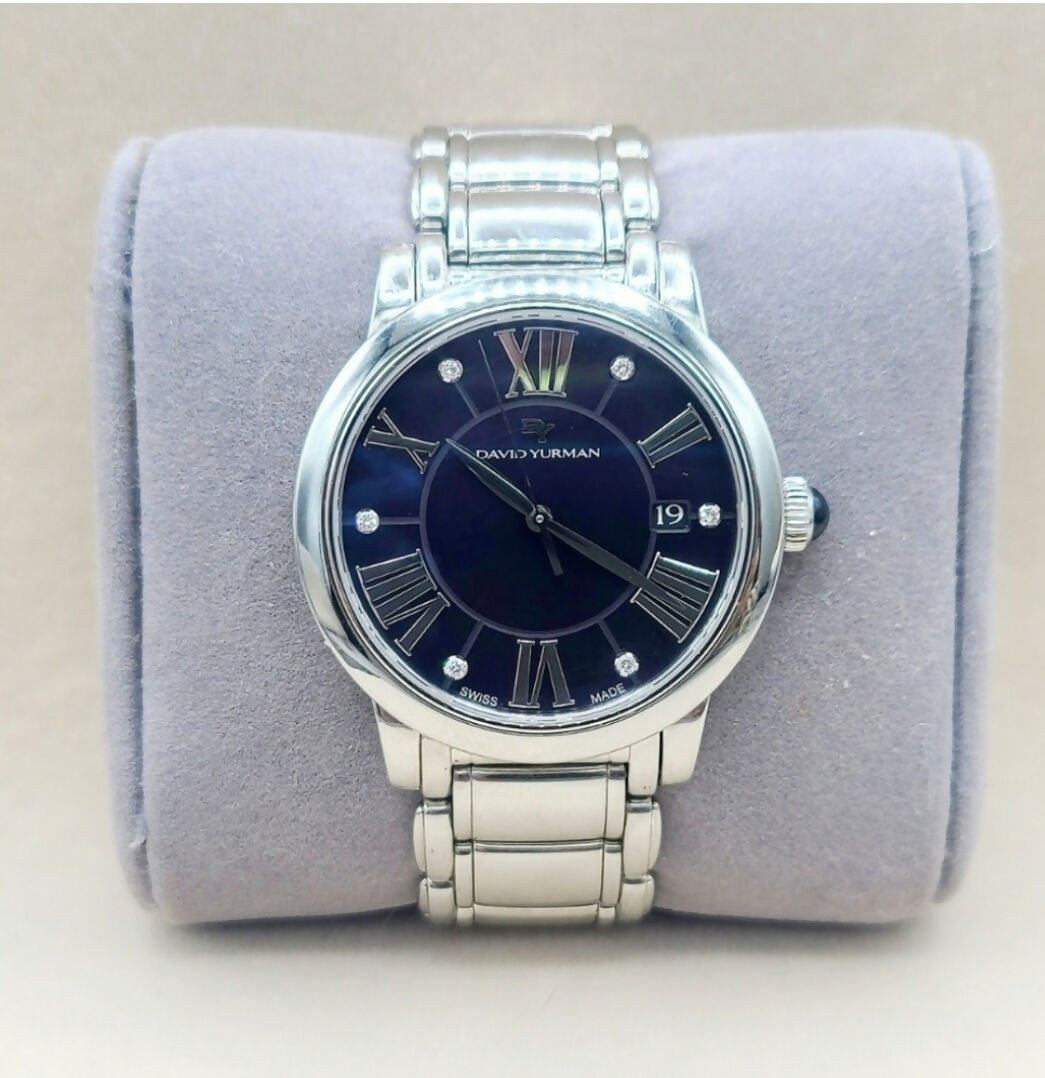    David Yurman 38mm Classic Quartz Diamond Watch
