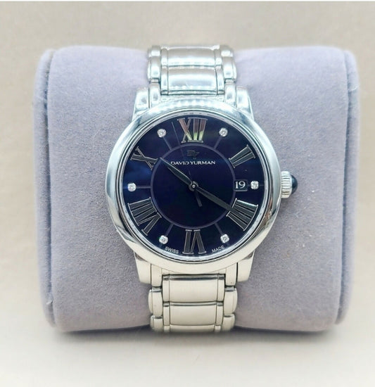    David Yurman 38mm Classic Quartz Diamond Watch