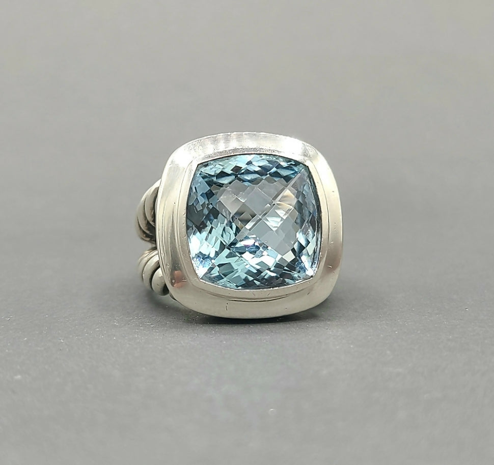    David Yurman Albion 14mm Sky Blue Topaz Ring