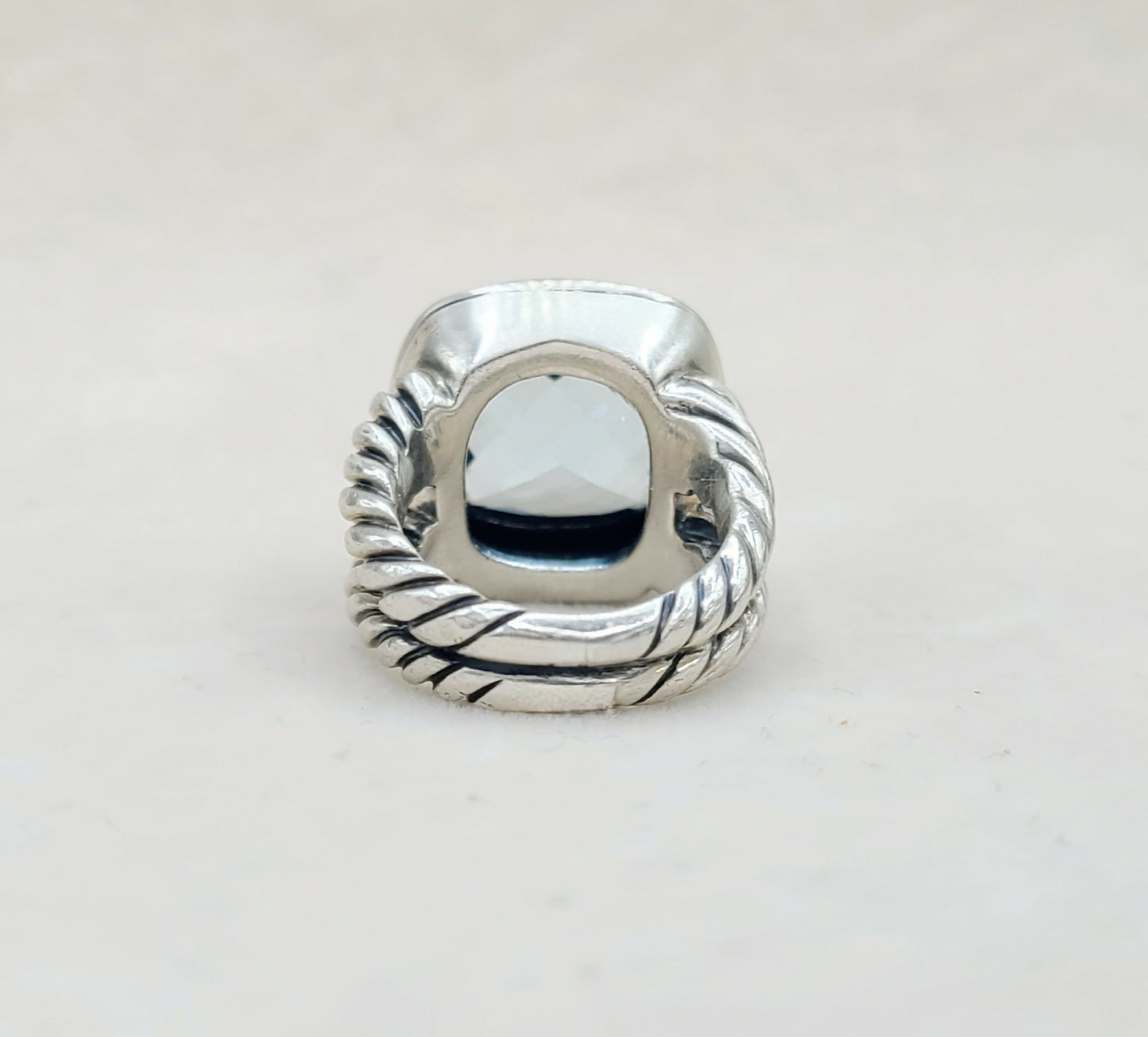    David Yurman Albion 14mm Sky Blue Topaz Ring