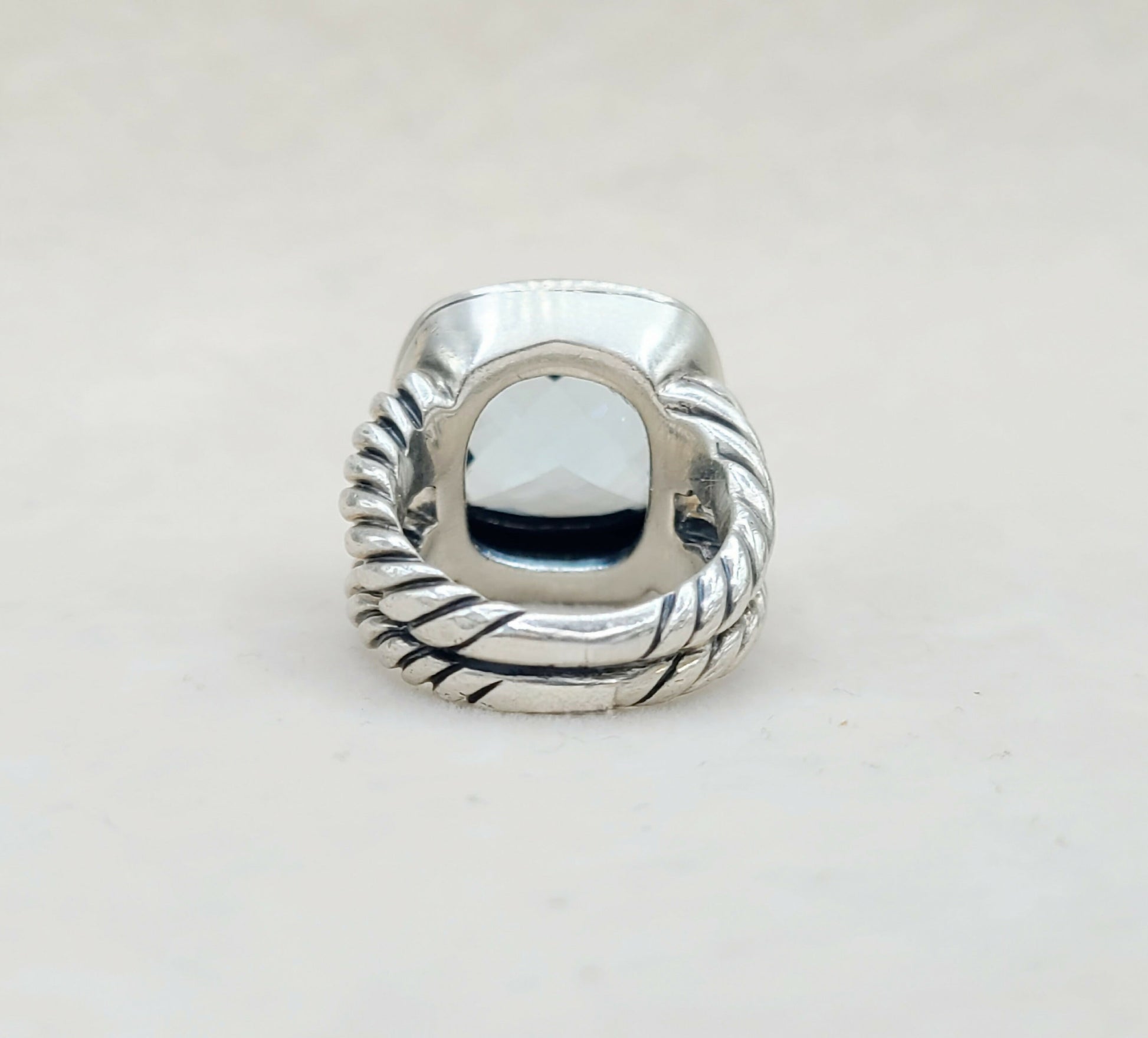    David Yurman Albion 14mm Sky Blue Topaz Ring