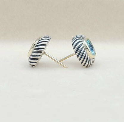    David-Yurman-Albion-Blue-Topaz-Earrings-