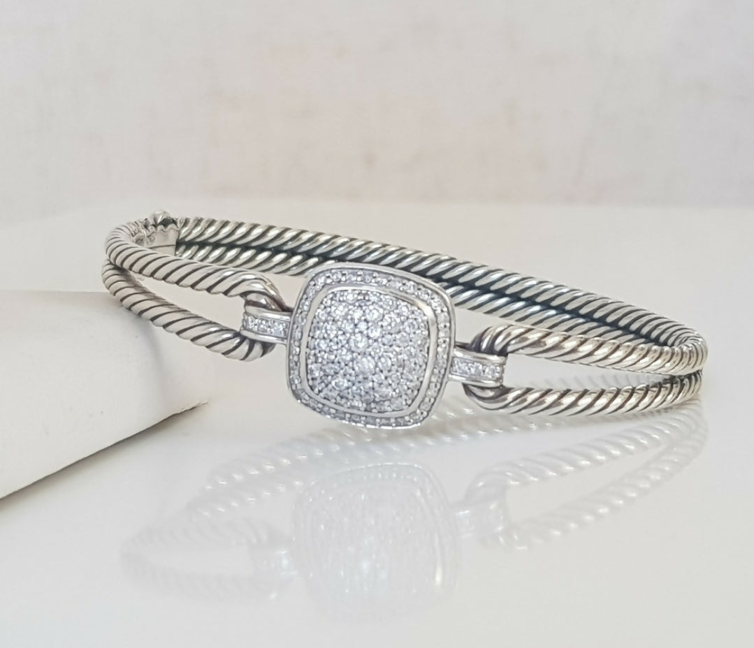    David Yurman Albion Bracelet with Diamonds