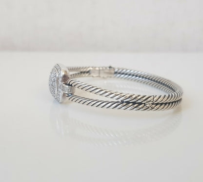    David Yurman Albion Bracelet with Diamonds
