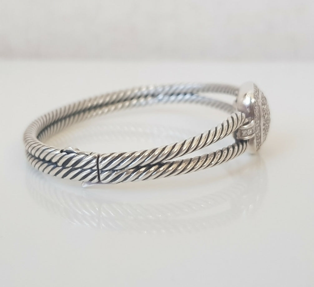    David Yurman Albion Bracelet with Diamonds
