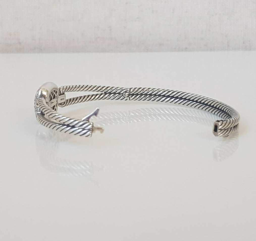    David Yurman Albion Bracelet with Diamonds