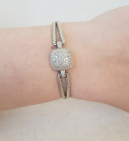   David Yurman Albion Bracelet with Diamonds