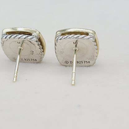    David Yurman Albion Candy Earrings Citrine & Yellow Sapphire