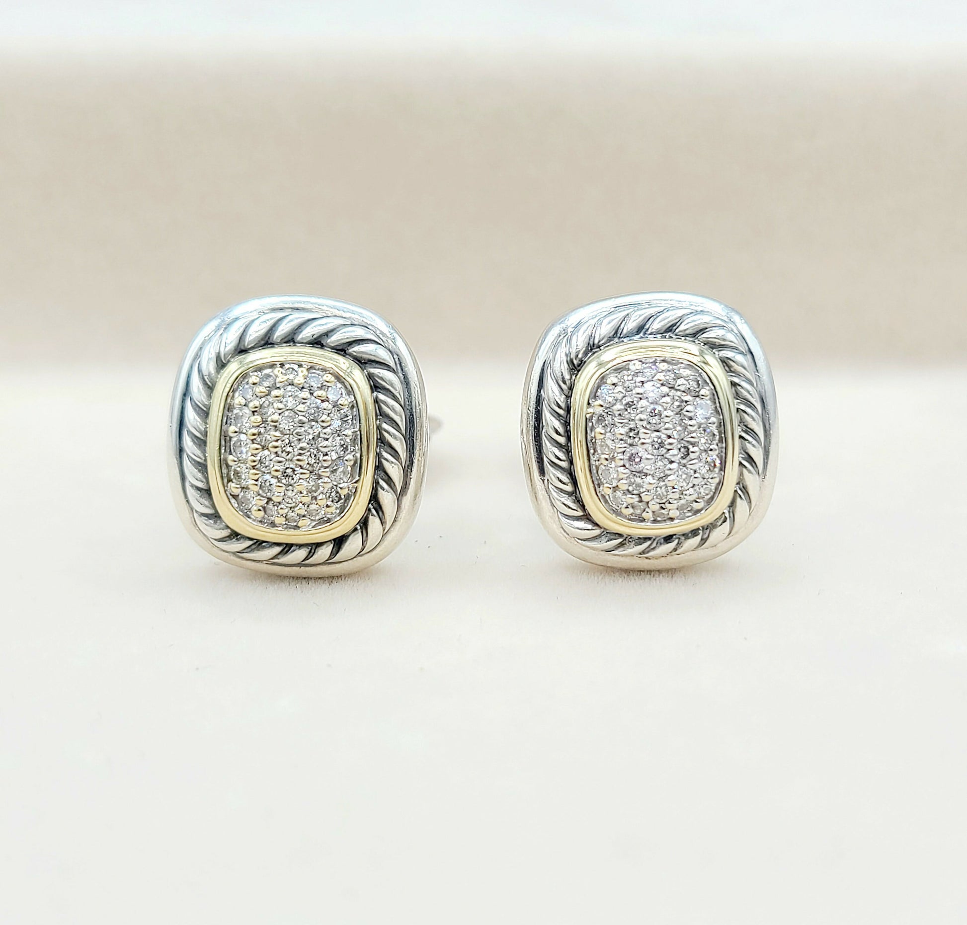    David-Yurman-Albion Diamond Earrings-