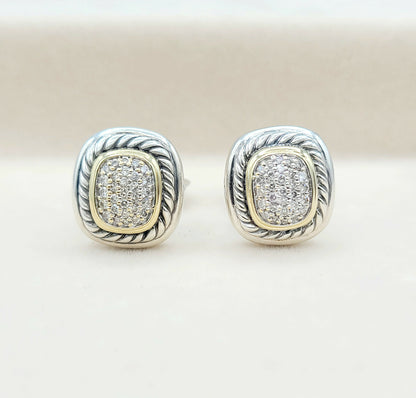    David-Yurman-Albion Diamond Earrings-