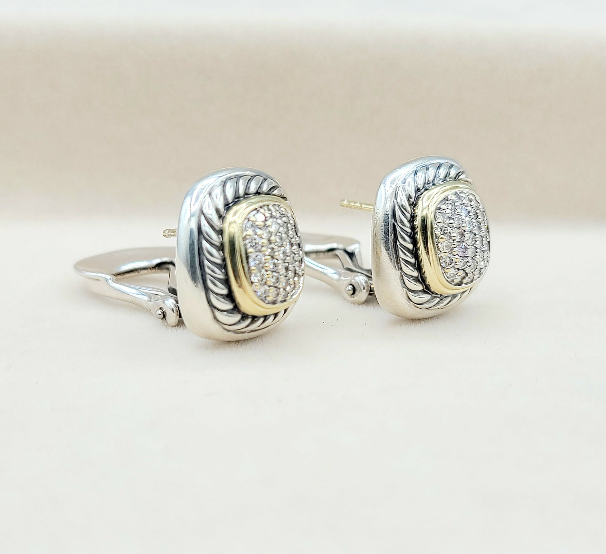    David-Yurman-Albion Diamond Earrings-