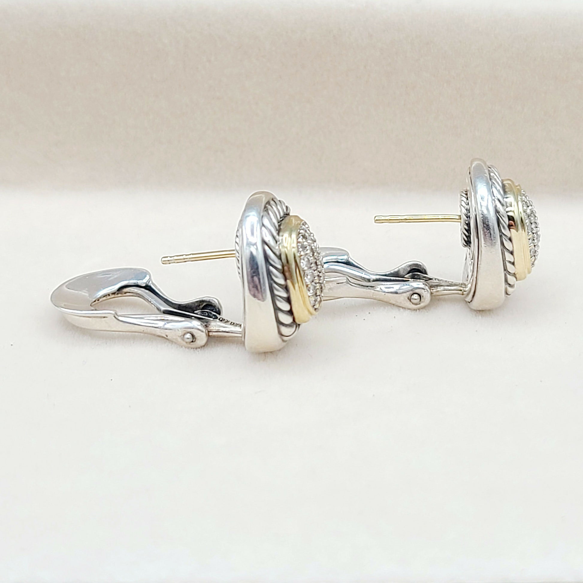    David-Yurman-Albion Diamond Earrings-
