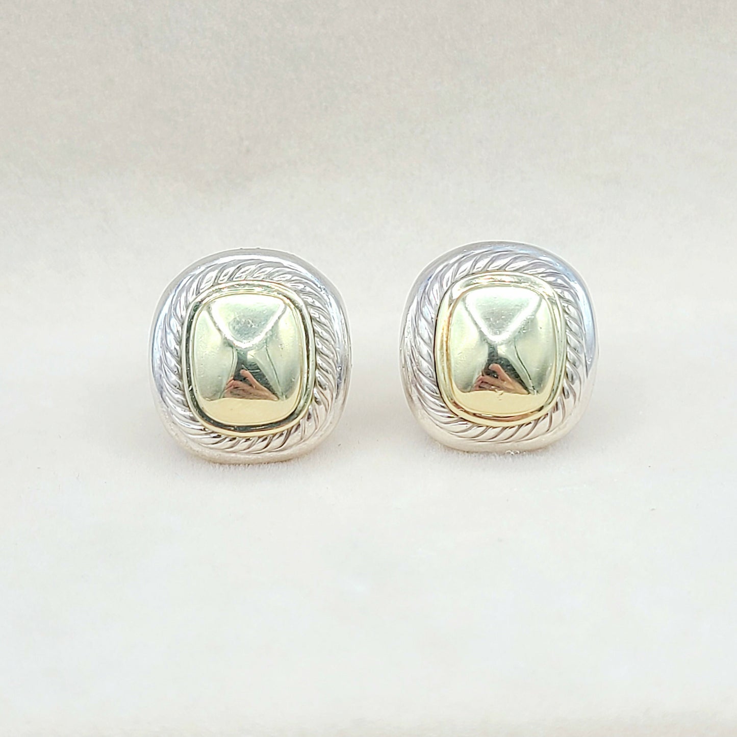    David-Yurman-Albion-Gold-Dome-Earrings Large