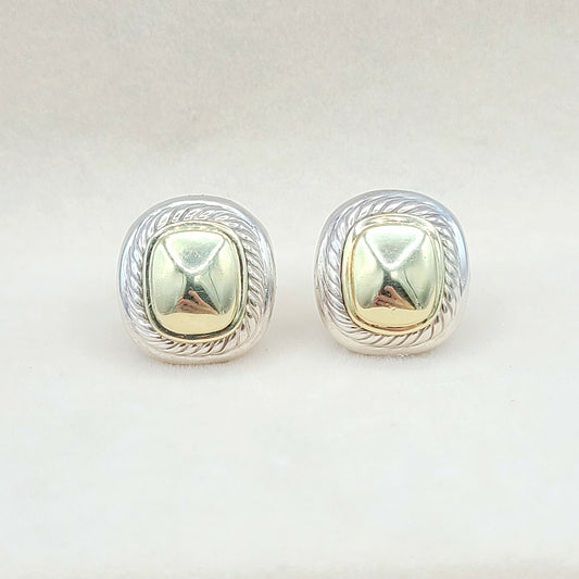    David-Yurman-Albion-Gold-Dome-Earrings Large