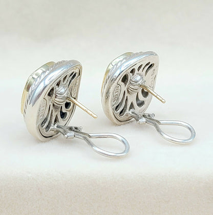    David-Yurman-Albion-Gold-Dome-Earrings Large