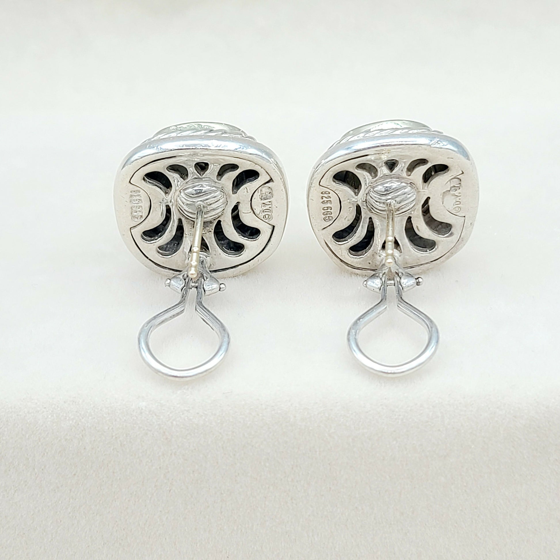    David-Yurman-Albion-Gold-Dome-Earrings Large