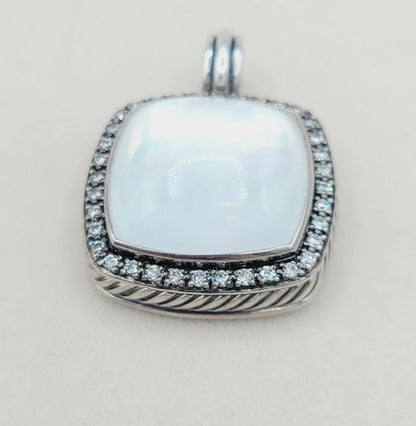    David Yurman Albion Moonlight Ice Pendant – Moonstone