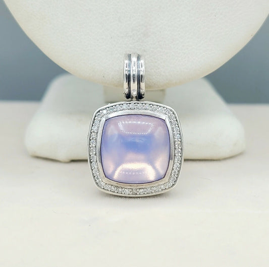    David Yurman Albion Pendant 14mm Lavender Moon Quartz
