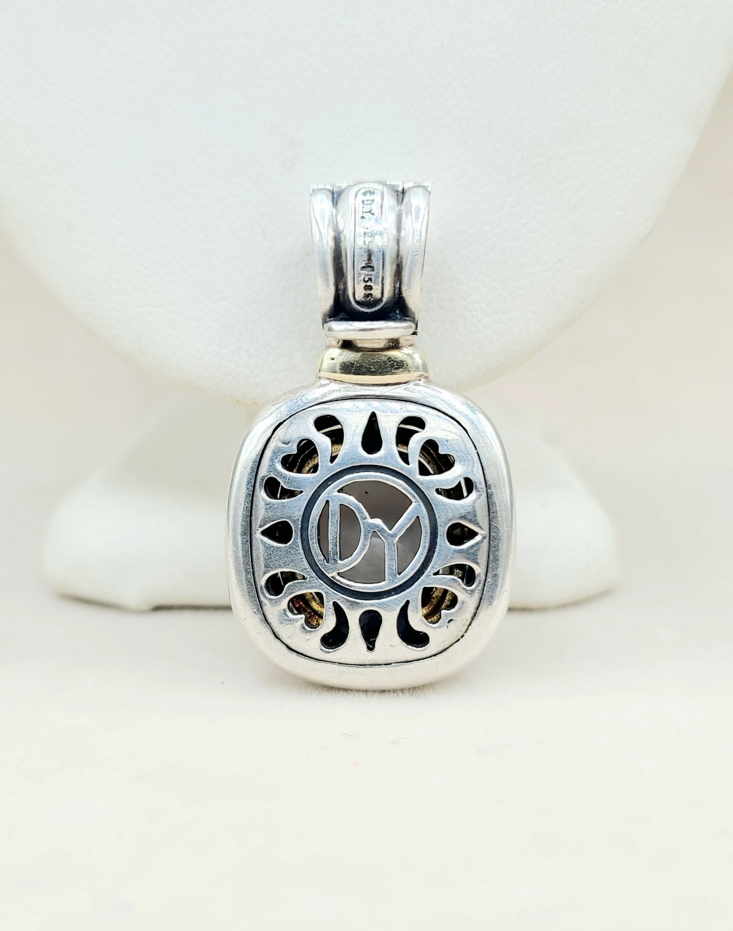    David Yurman Albion Pendant Large Pearl & Gold