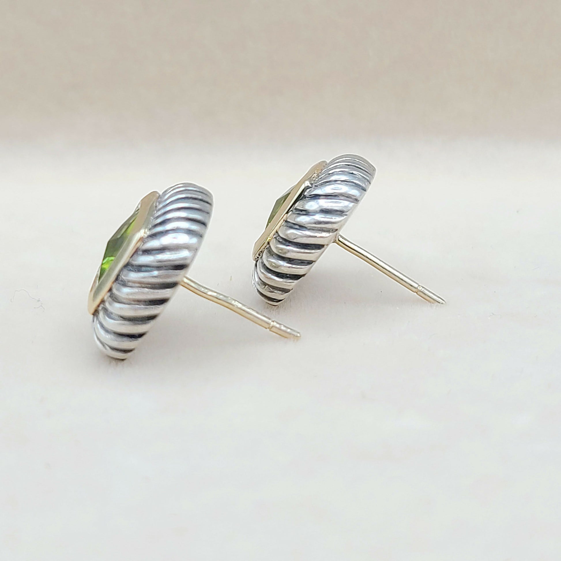    David-Yurman-Albion-Peridot-Cable-Earrings-