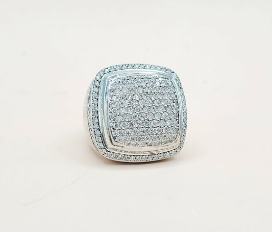    David Yurman Albion Ring 20mm Pavé Diamonds