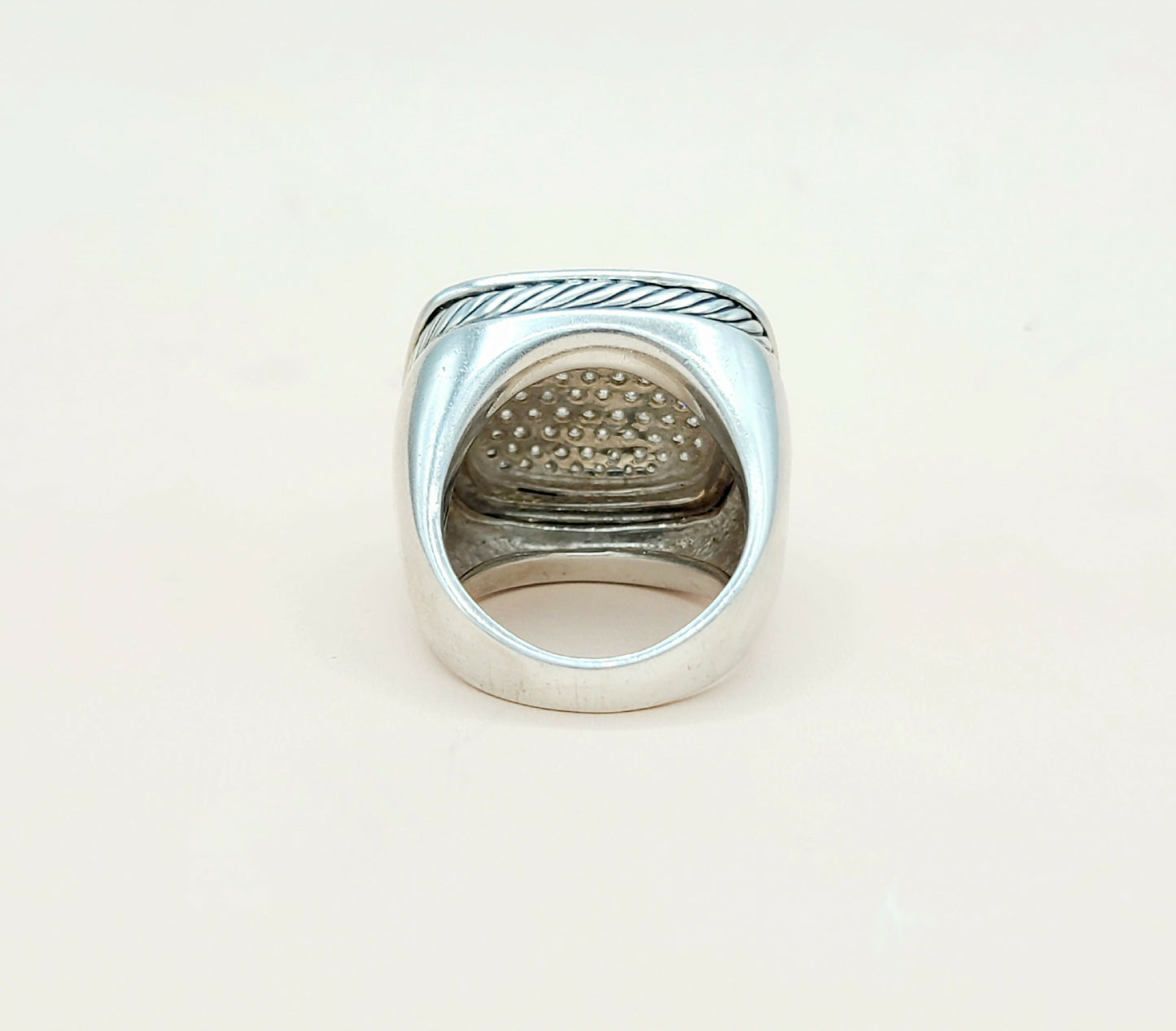    David Yurman Albion Ring 20mm Pavé Diamonds