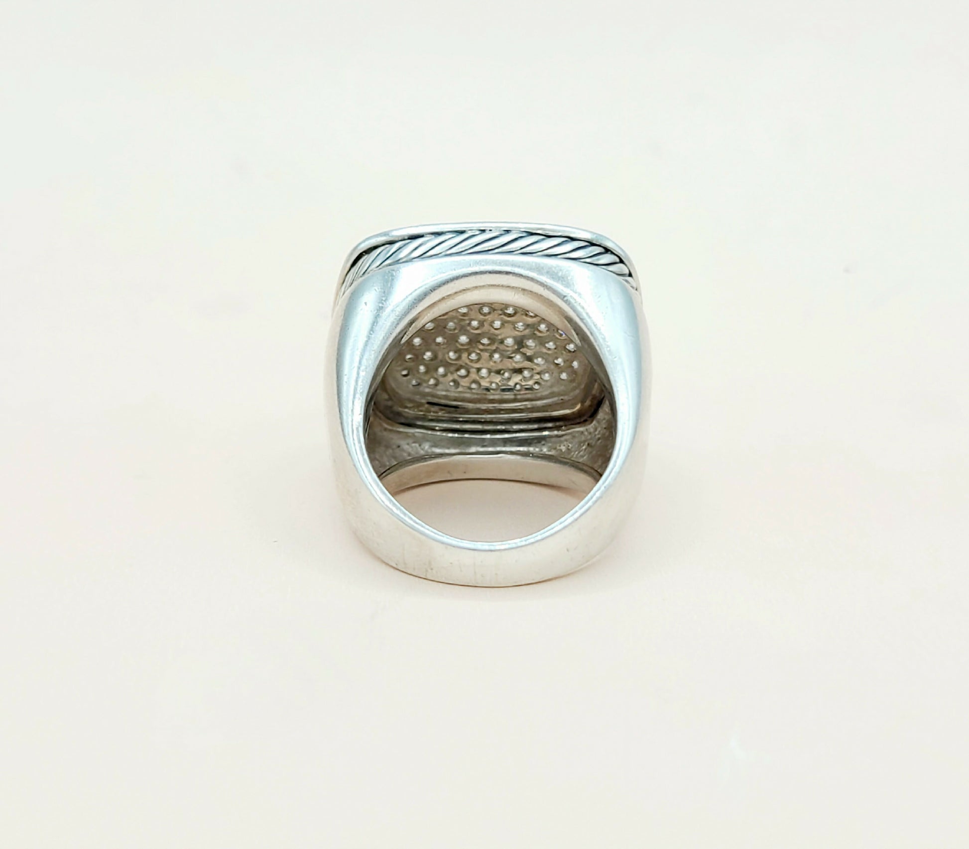    David Yurman Albion Ring 20mm Pavé Diamonds