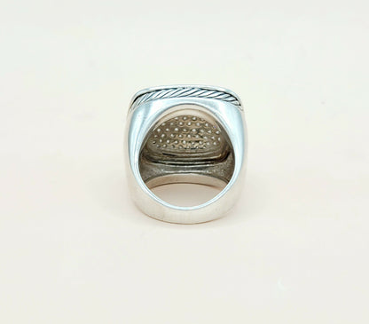    David Yurman Albion Ring 20mm Pavé Diamonds