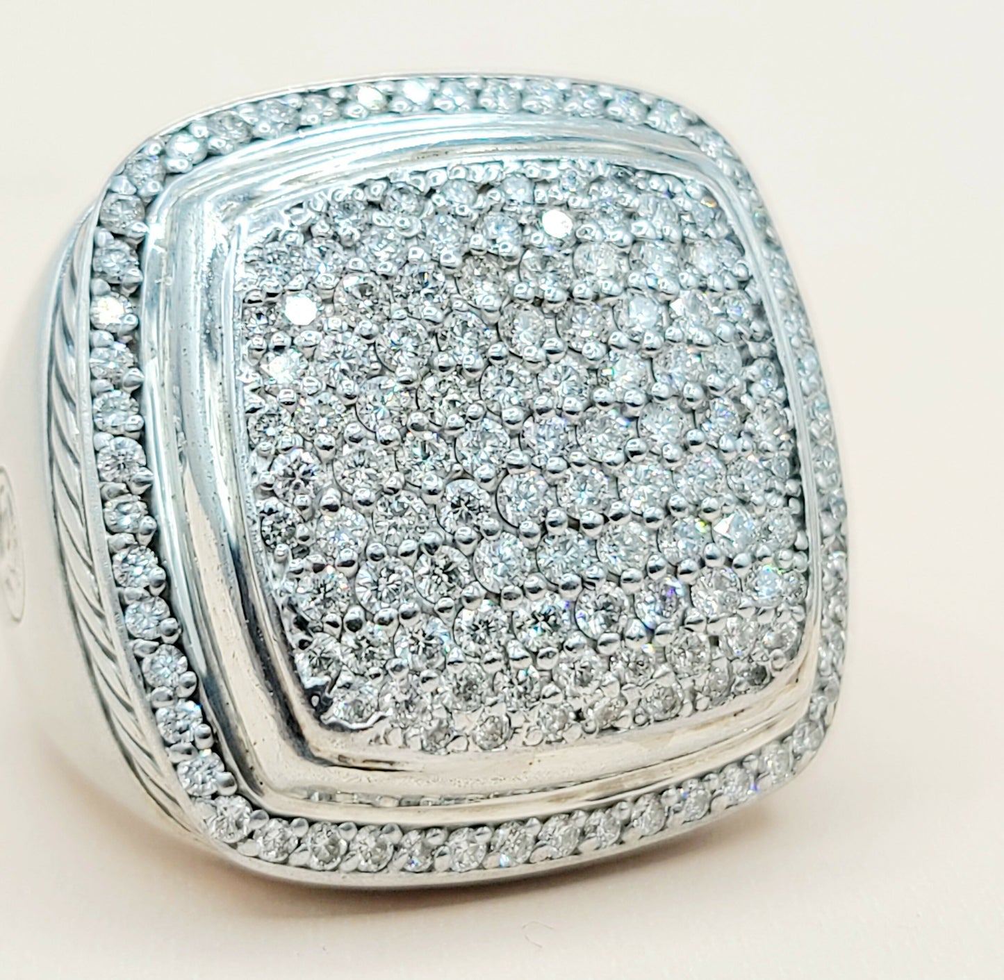    David Yurman Albion Ring 20mm Pavé Diamonds