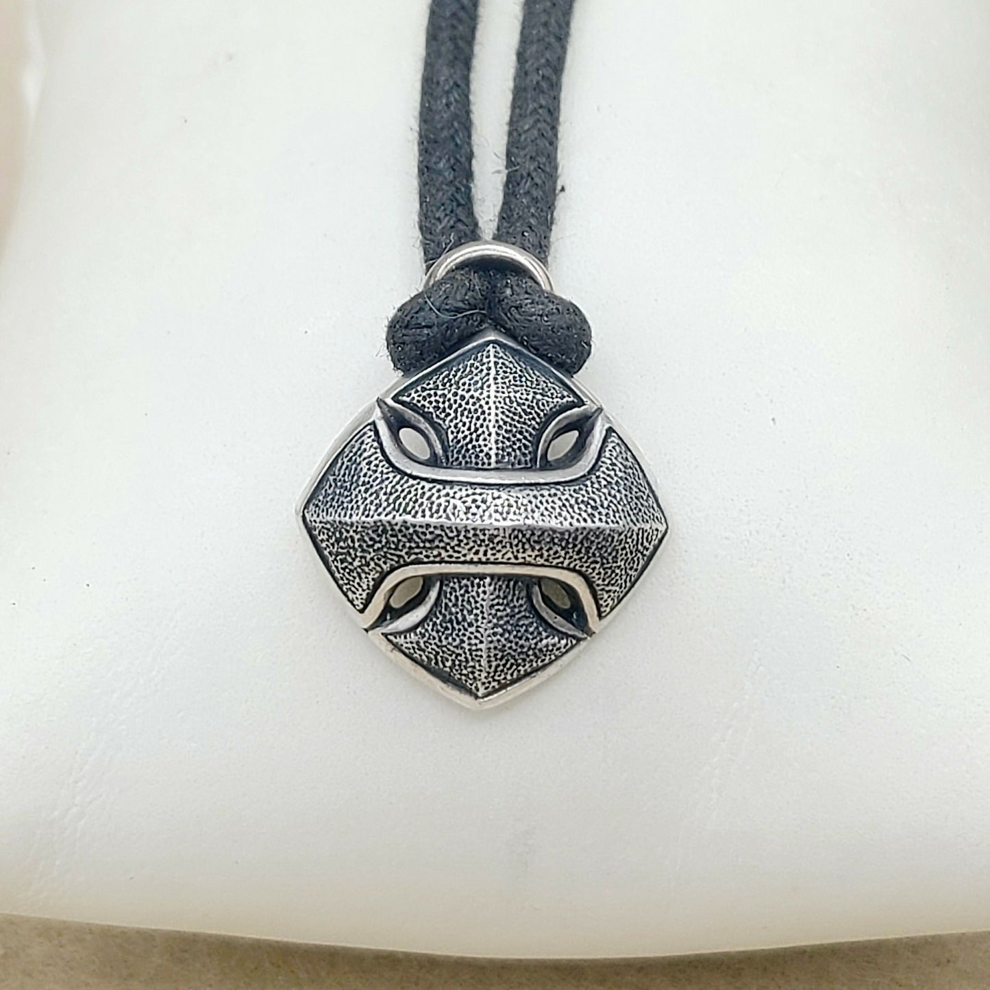    David Yurman Armory Cushion Pendant Necklace