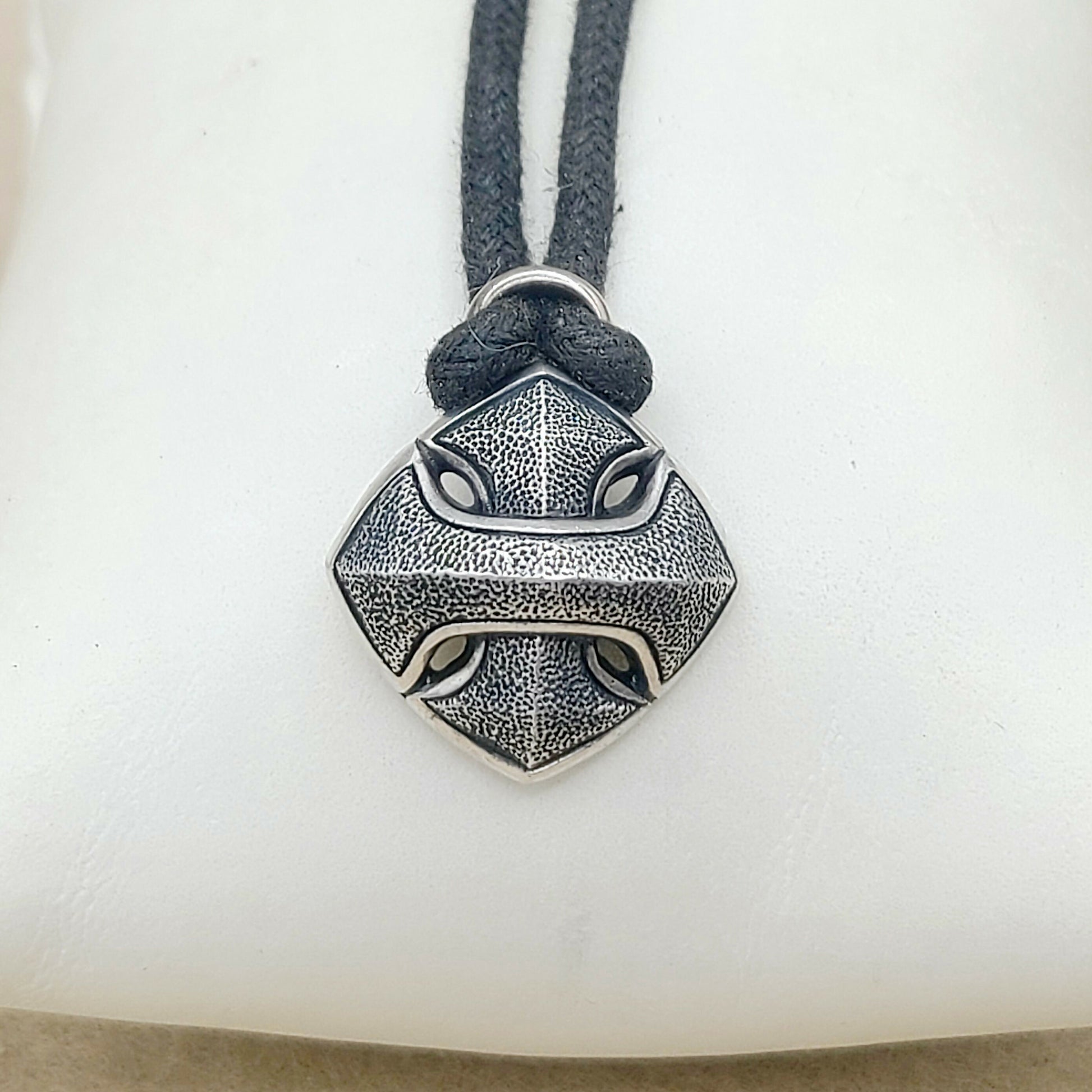    David Yurman Armory Cushion Pendant Necklace