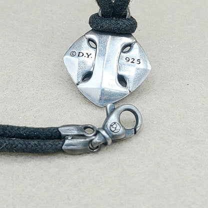    David Yurman Armory Cushion Pendant Necklace