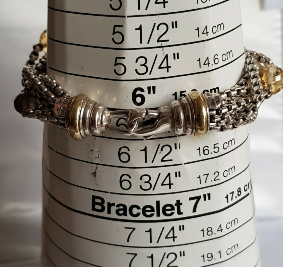   David Yurman Bijoux Bracelet – Multi Chain & Pearl