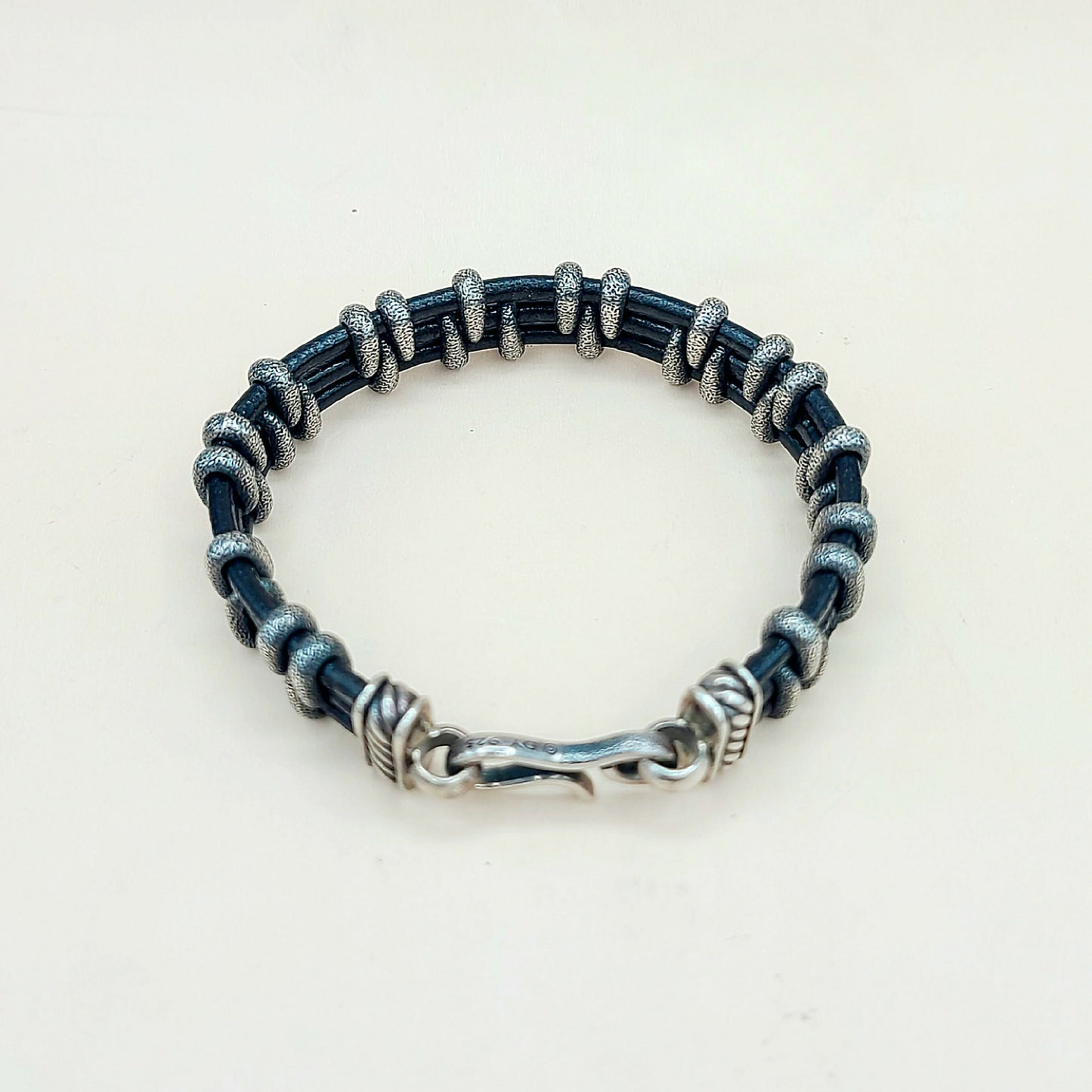    David Yurman Cable Station Bracelet 14mm Strippled Design