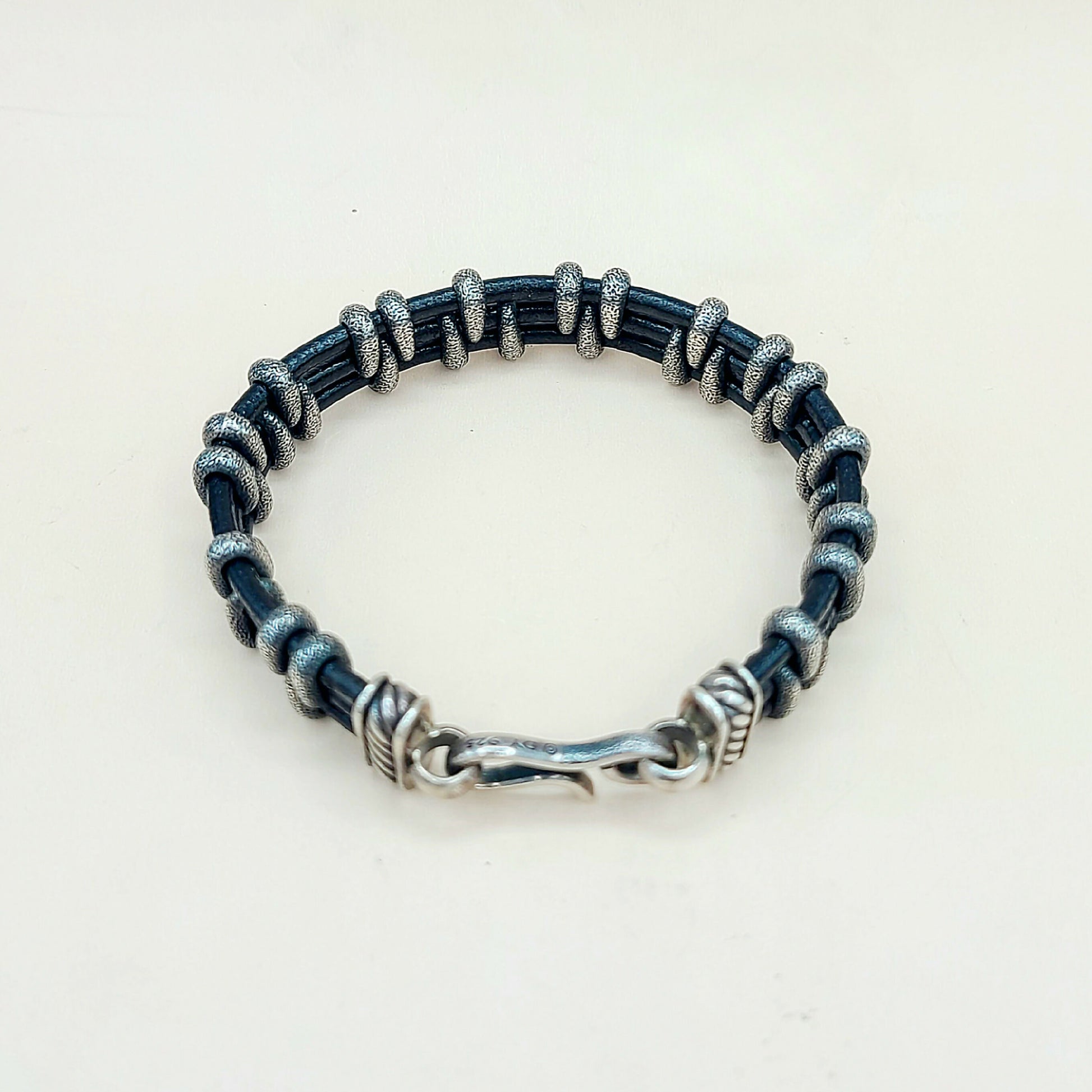    David Yurman Cable Station Bracelet 14mm Strippled Design