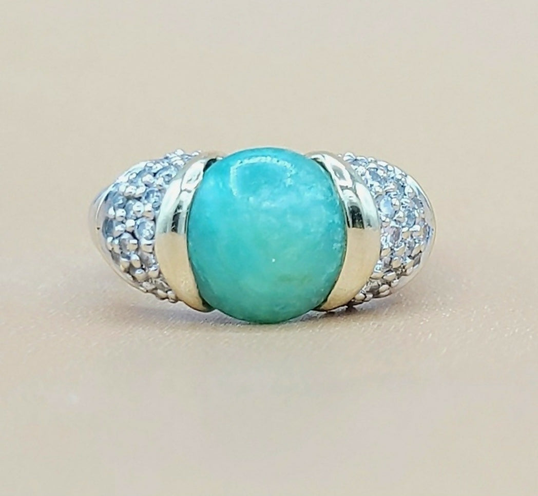    David Yurman Capri Ring – 10mm Peruvian Opal
