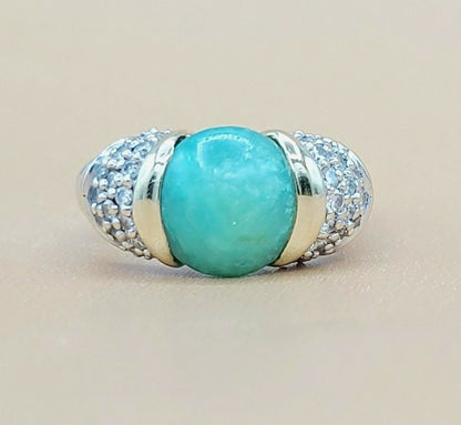    David Yurman Capri Ring – 10mm Peruvian Opal