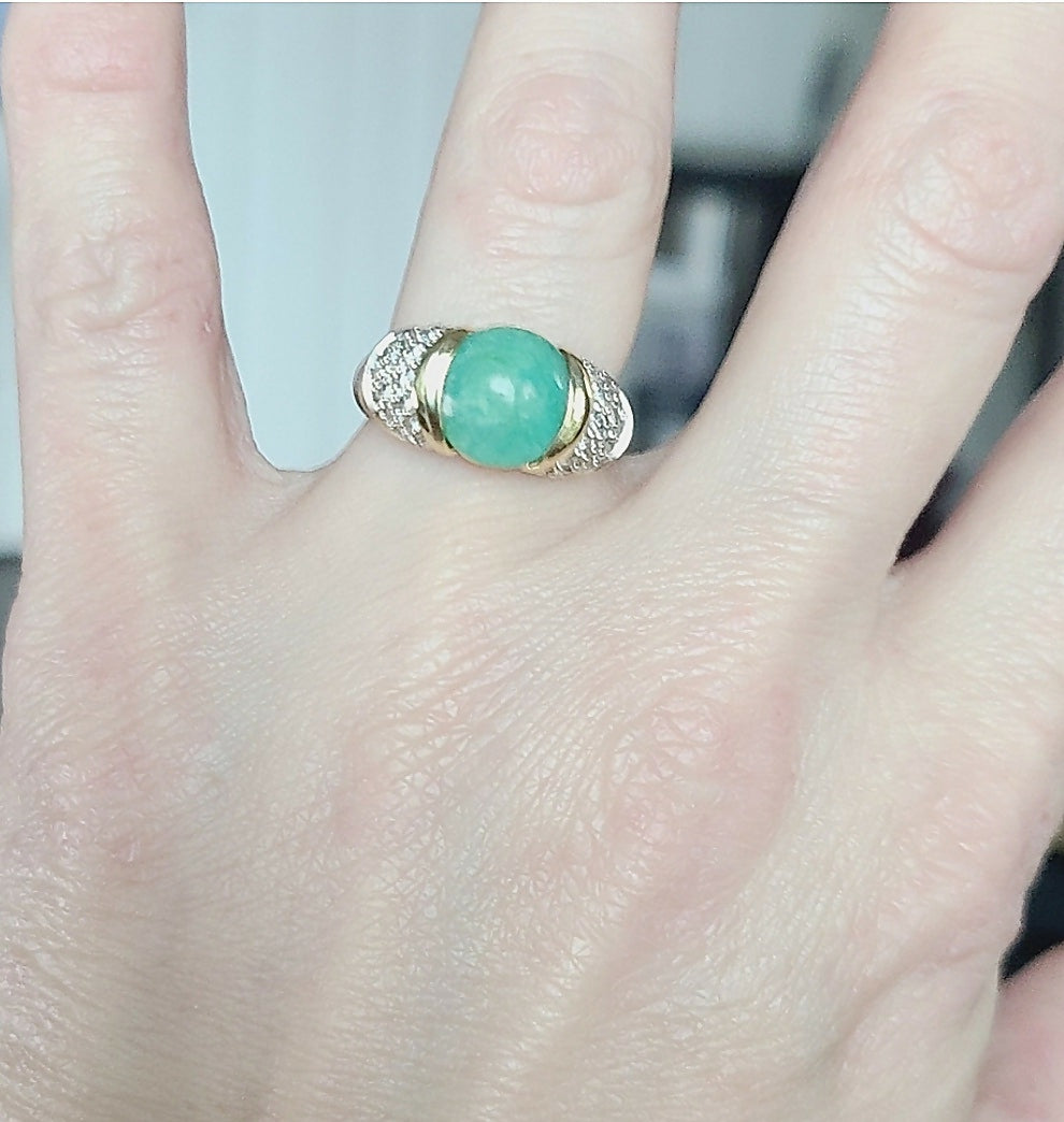    David Yurman Capri Ring – 10mm Peruvian Opal