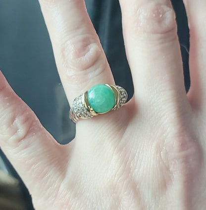    David Yurman Capri Ring – 10mm Peruvian Opal