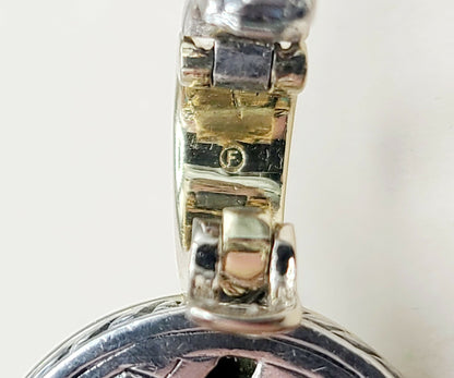    David Yurman Cerise Pendant Enhancer Turquoise & Gold