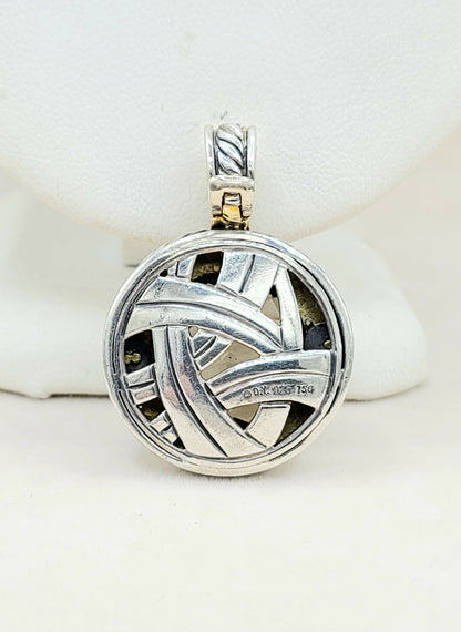    David Yurman Cerise Pendant Smoky Quartz, Diamonds & Gold