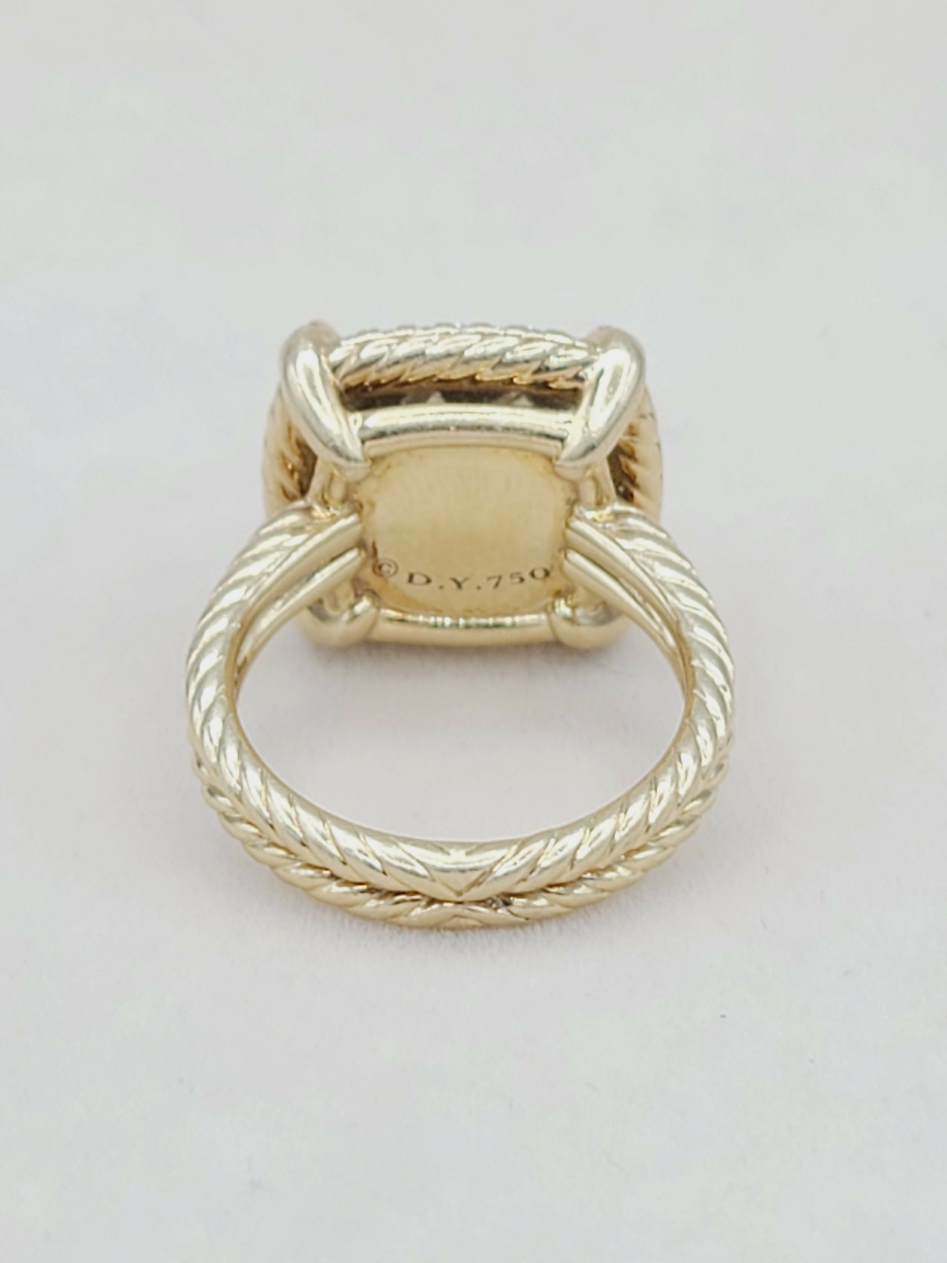    David Yurman Chatelaine Ring – Citrine, Diamonds & Gold