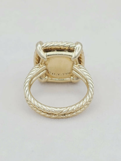    David Yurman Chatelaine Ring – Citrine, Diamonds & Gold